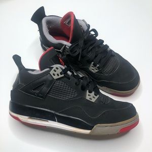 Nike Air Jordan 4 Retro Gs Bred